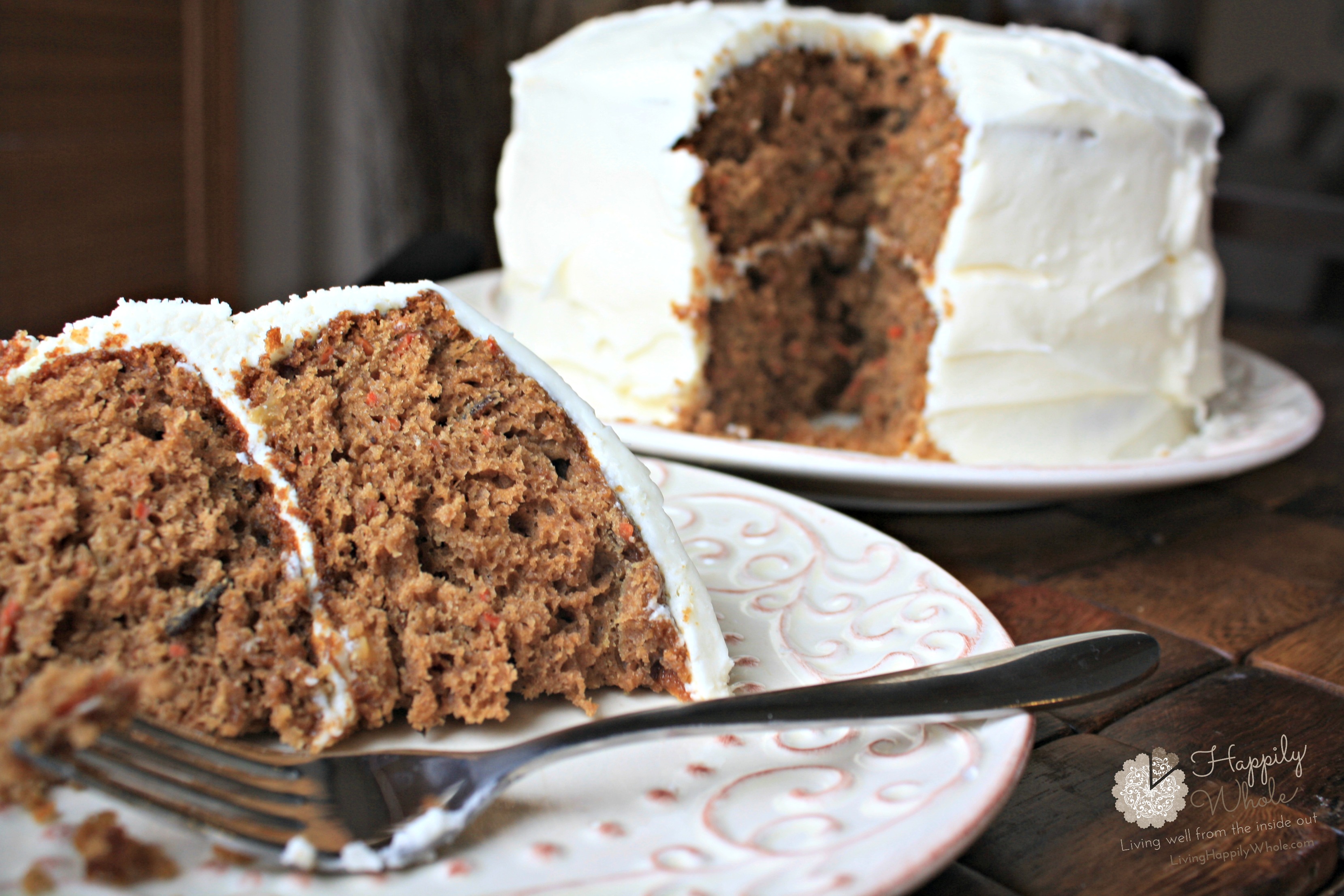 Makeover Carrot Cake with Cream Cheese Frosting