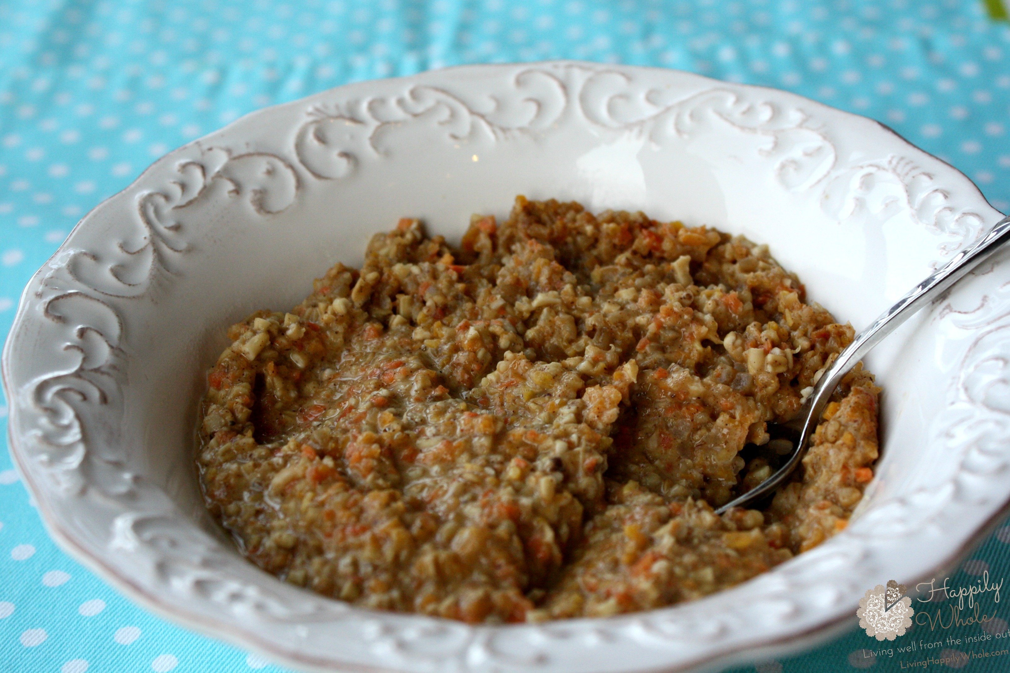 Carrot Cake Steel Cut, Overnight Oats