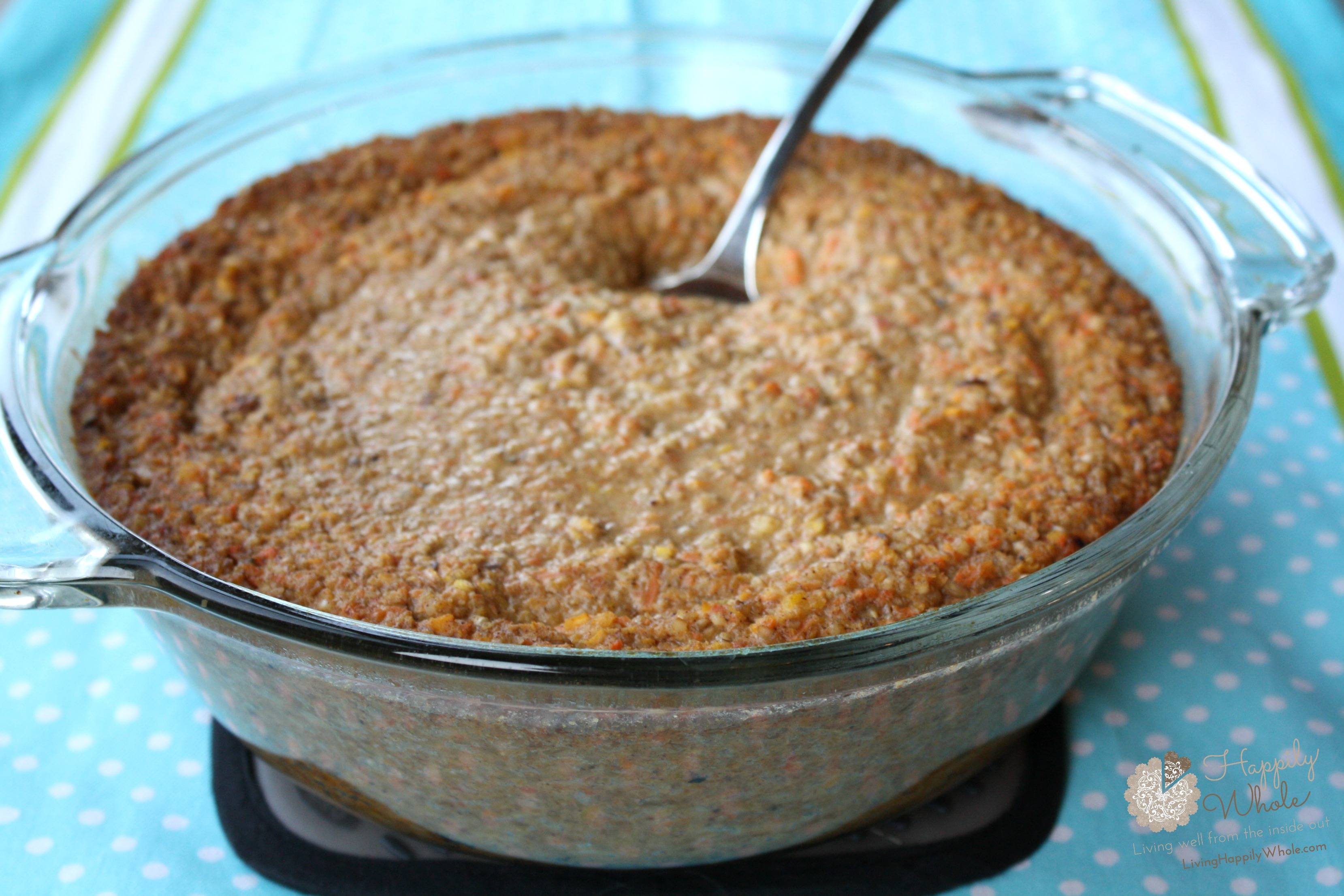 Carrot Cake Steel Cut, Overnight Oats--baked