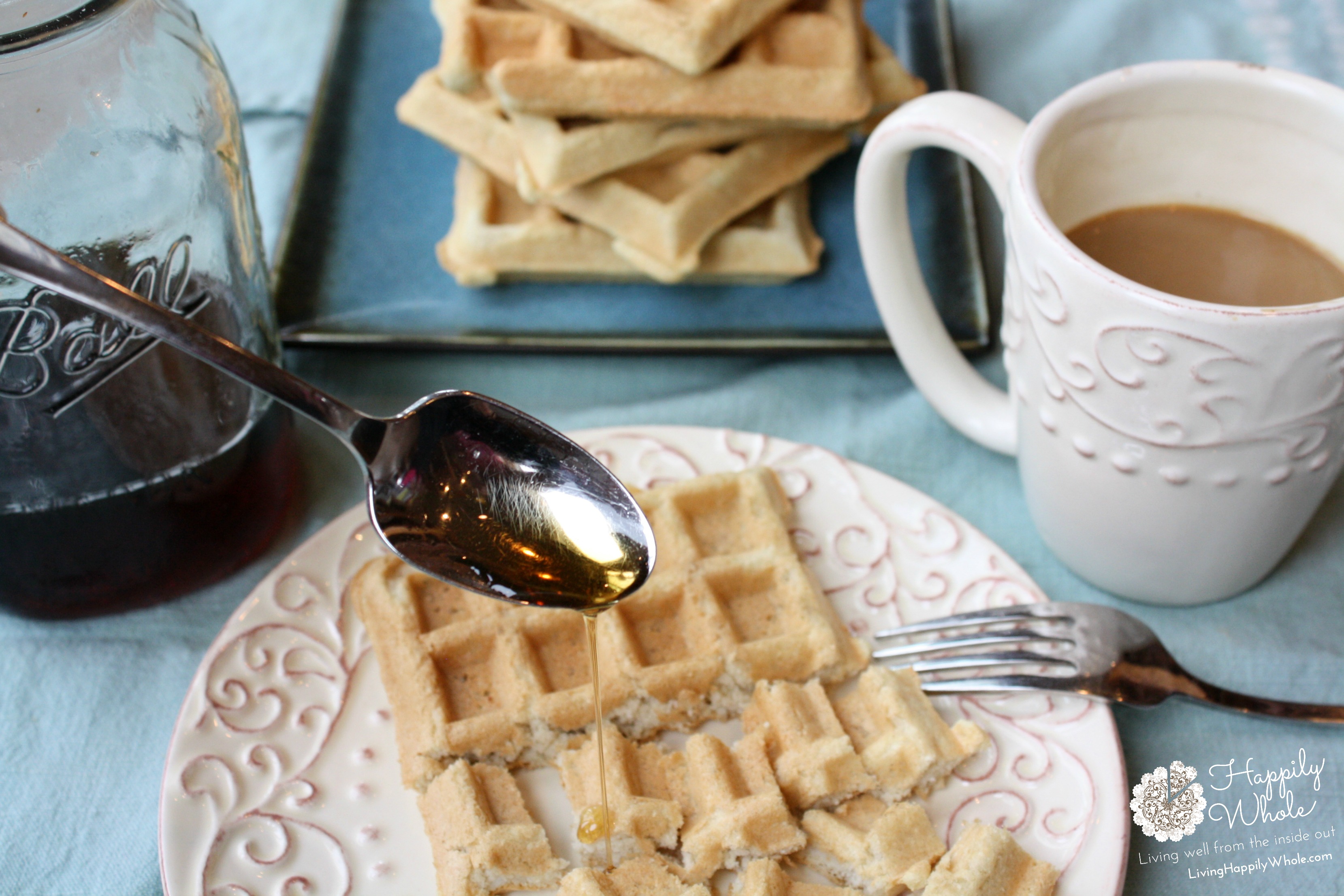 Gluten Free Waffles, almond and coconut flour