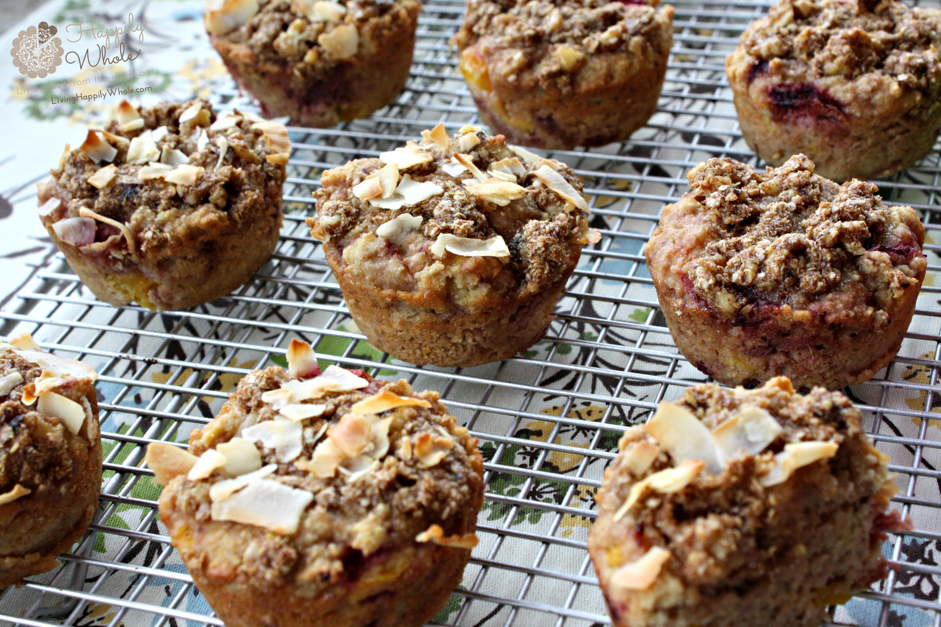 Grain Free Strawberry Mango Muffins