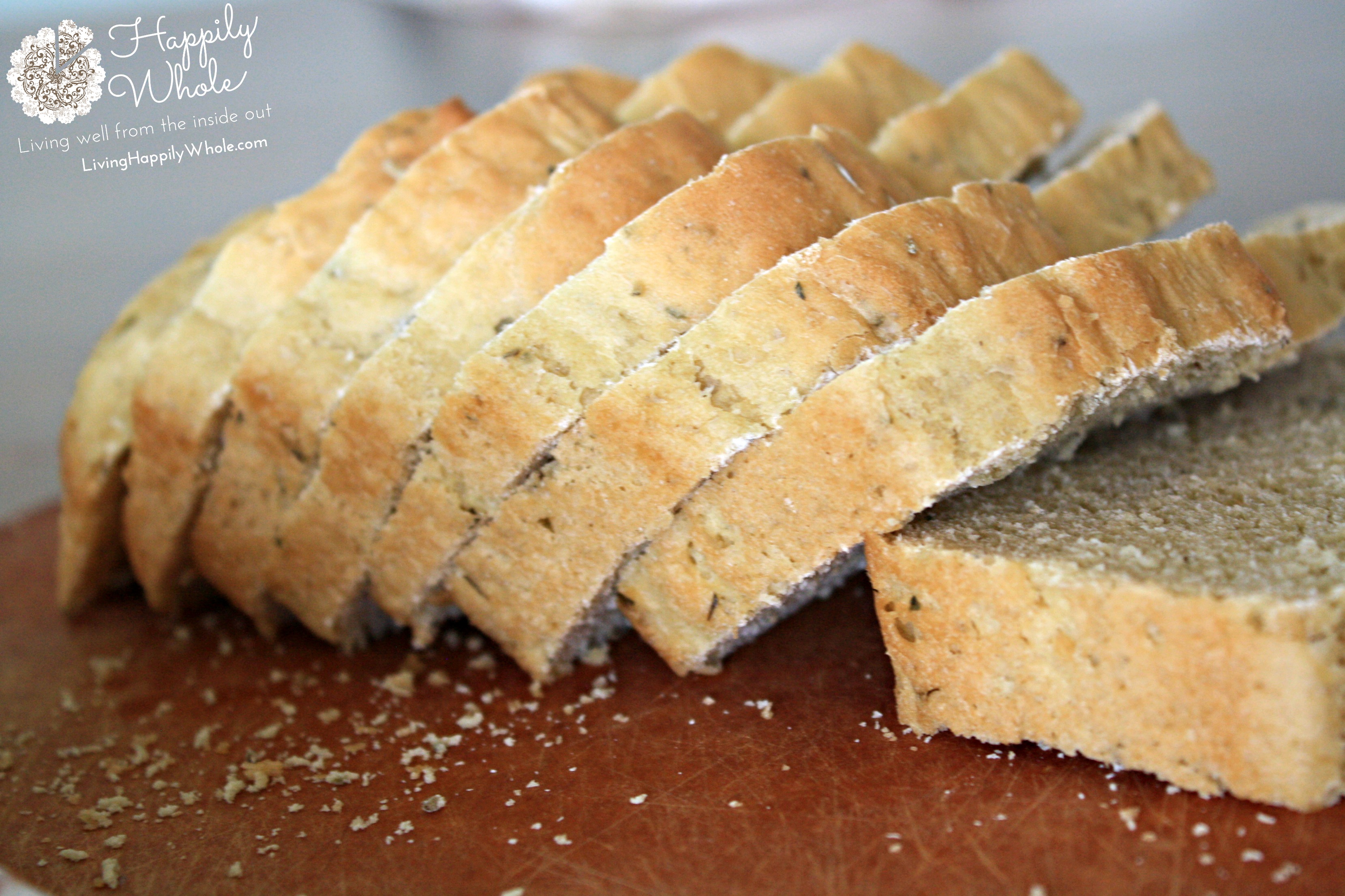 Homemade herb bread with Einkorn flour