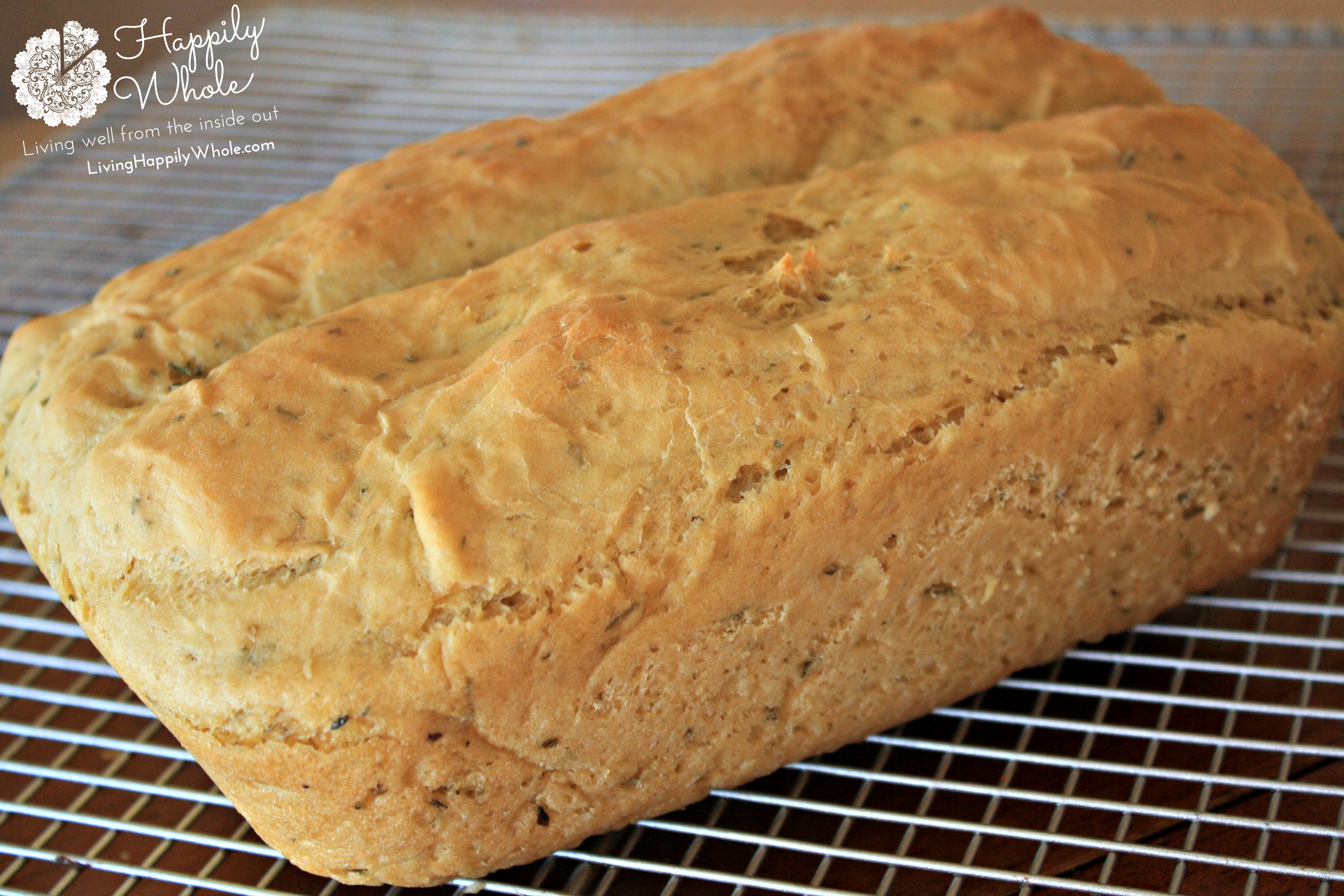 Homemade herb bread with Einkorn flour