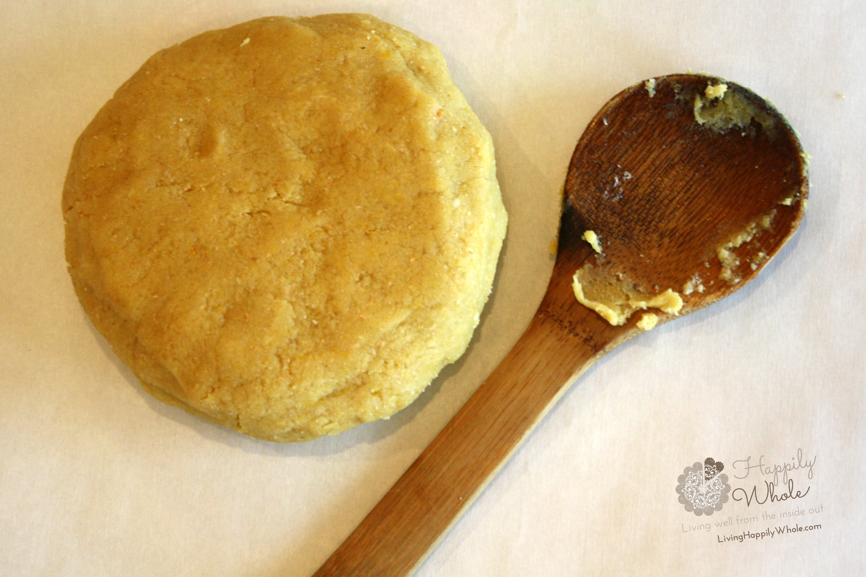 Easy Cheesy Crackers, gluten and grain free. Dough