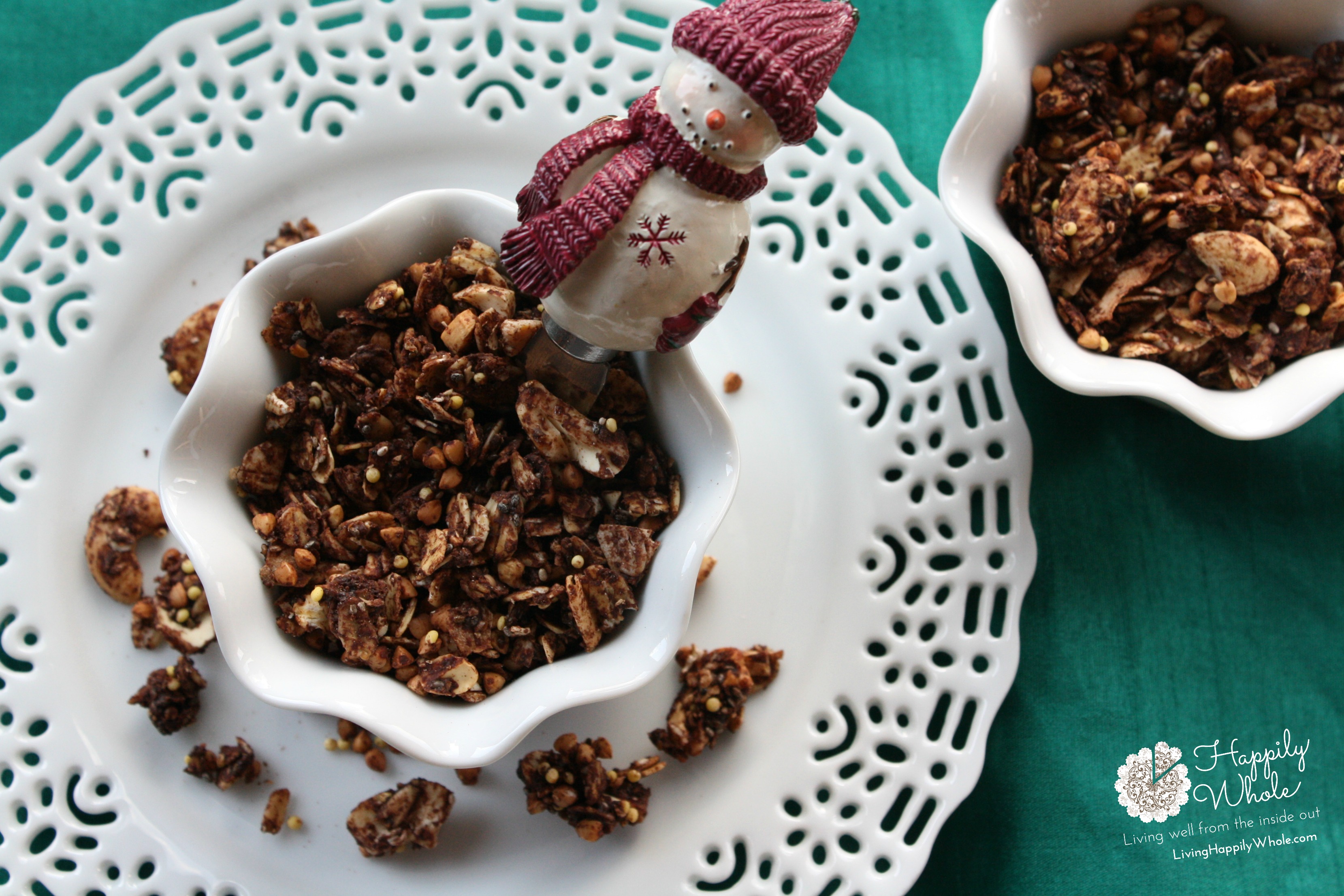 Chocolate Coconut Christmas Gift Granola