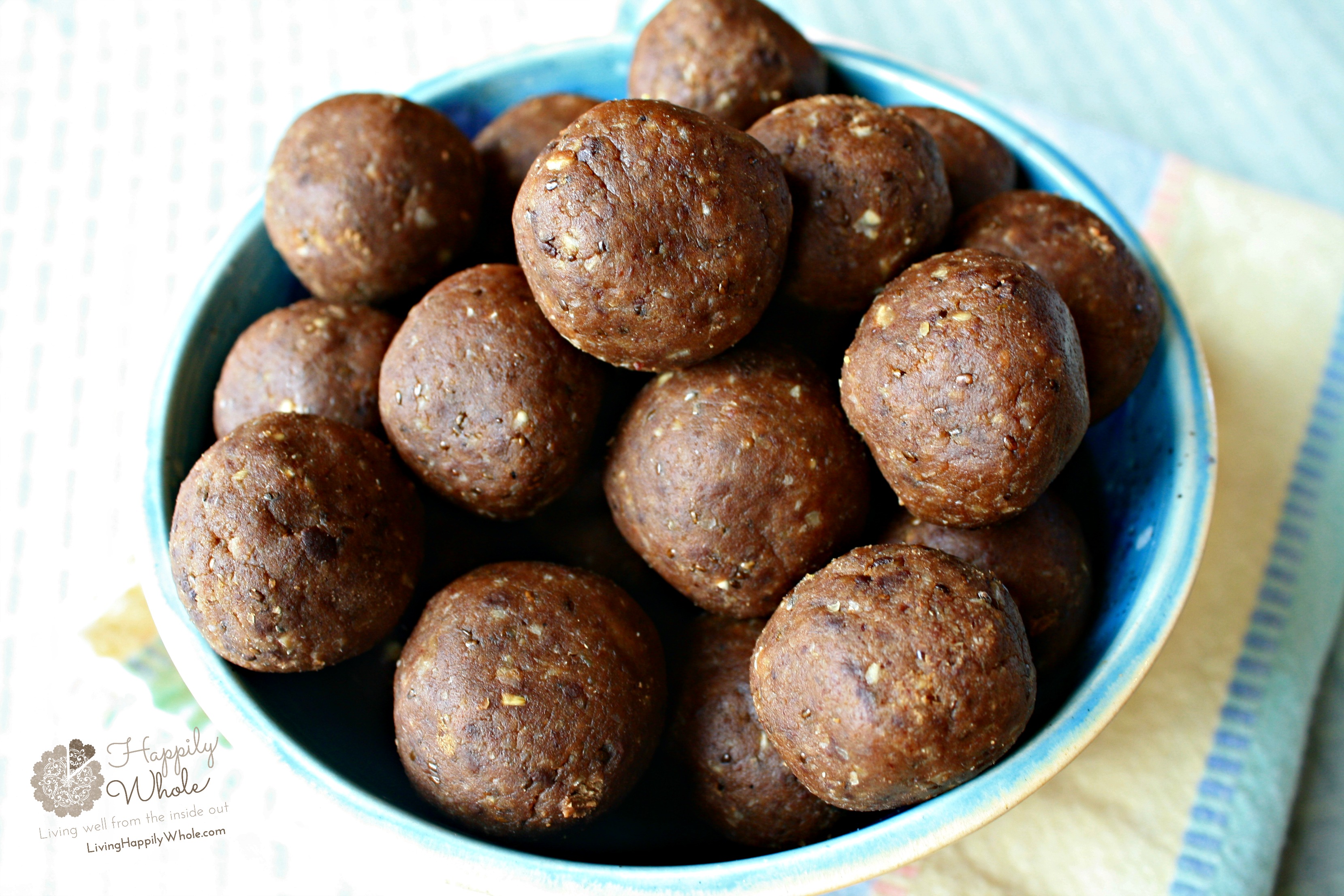 Gluten free, sugar free high protein energy balls