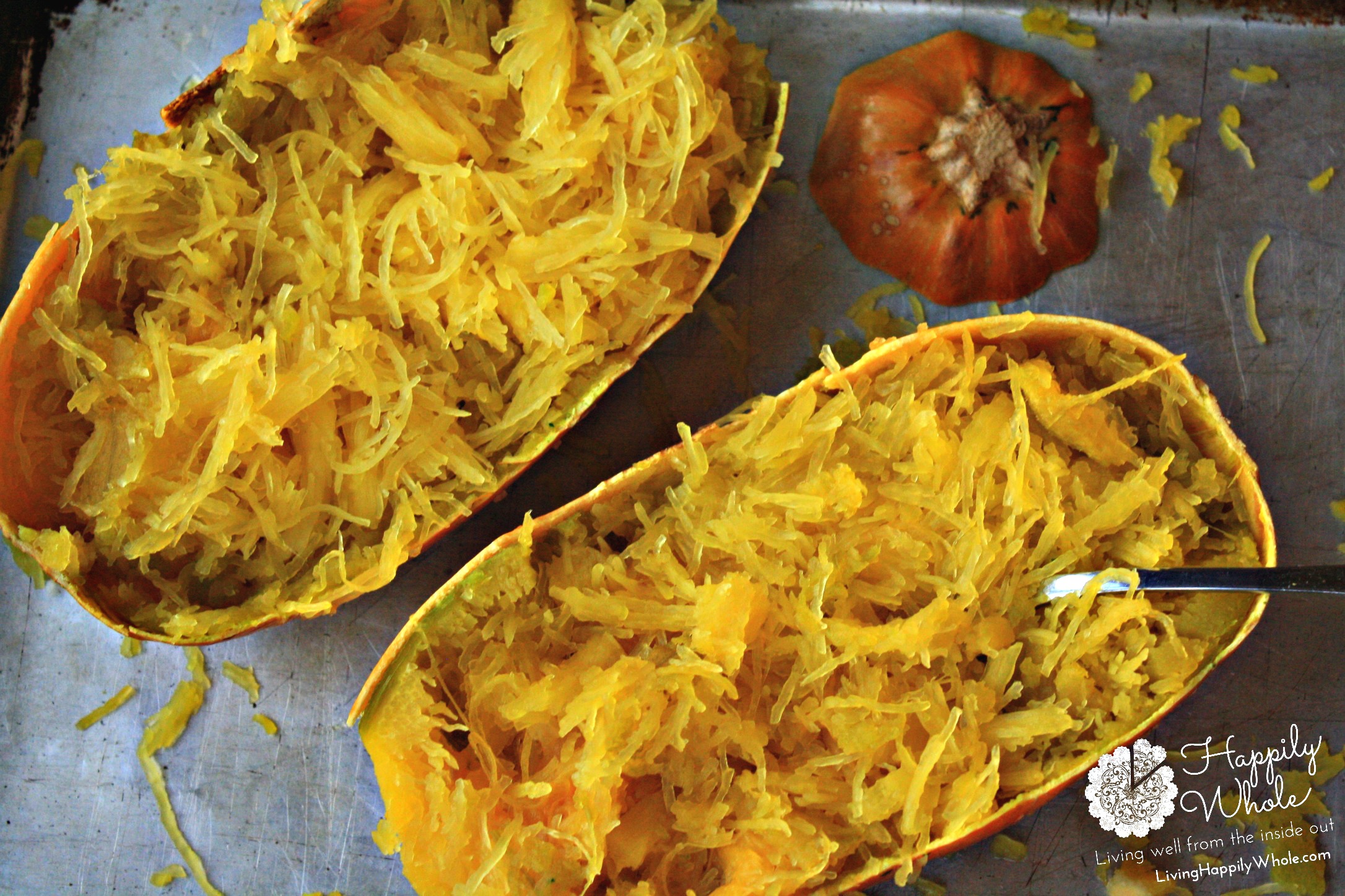 spaghetti squash, beef, cheese bake