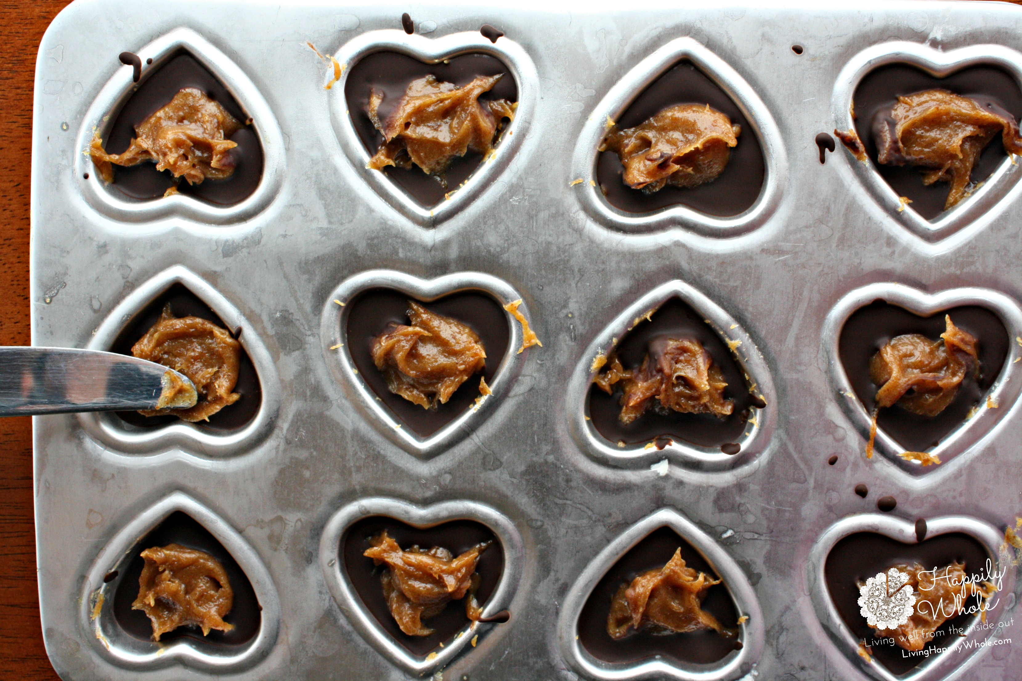 Salted Caramel Dark Chocolates in the tins