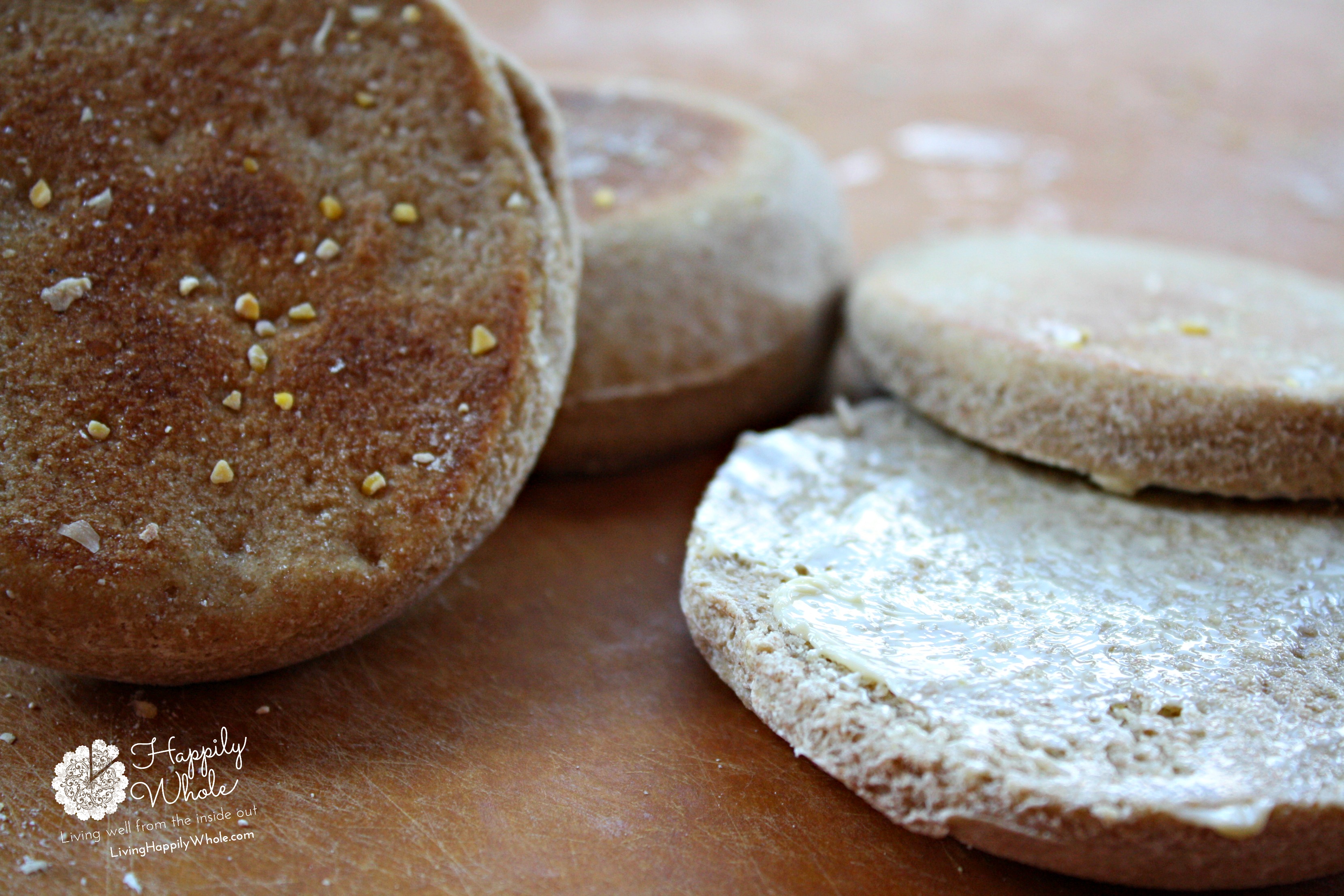 Wholesome, Whole grain Homemade Sandwich Rounds