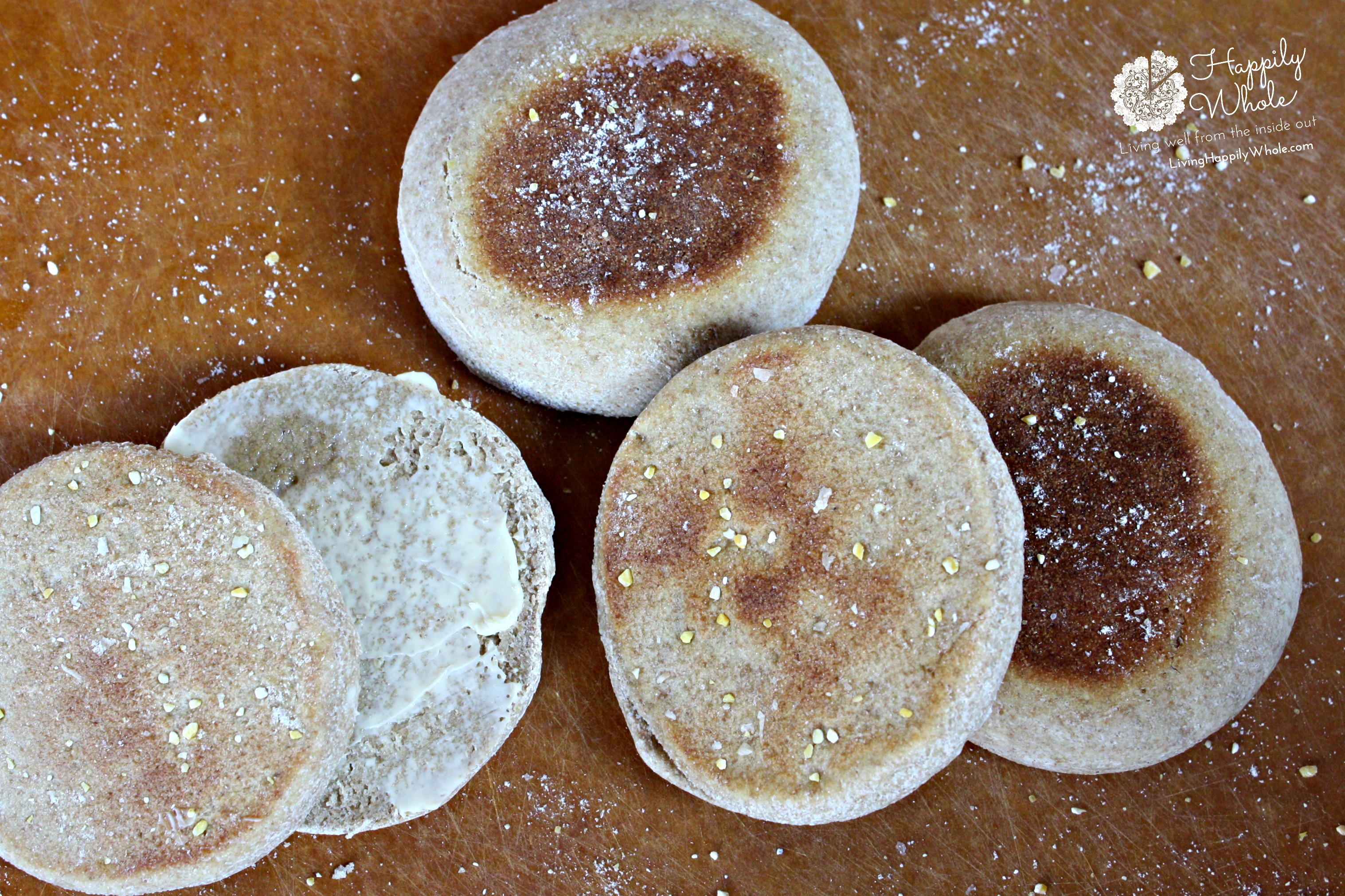 Wholesome, Whole grain Homemade Sandwich Rounds