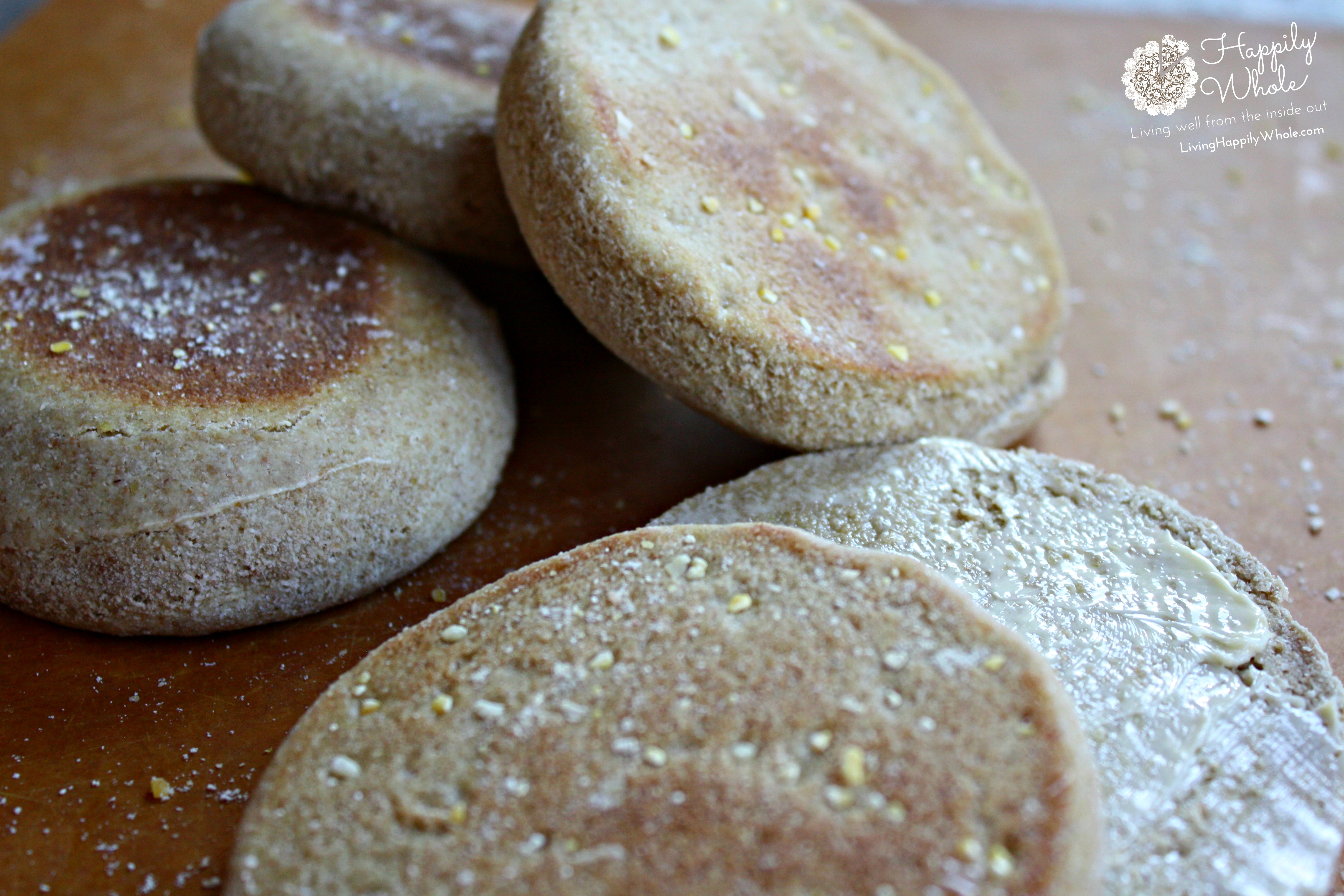 Wholesome, Whole grain Homemade Sandwich Rounds