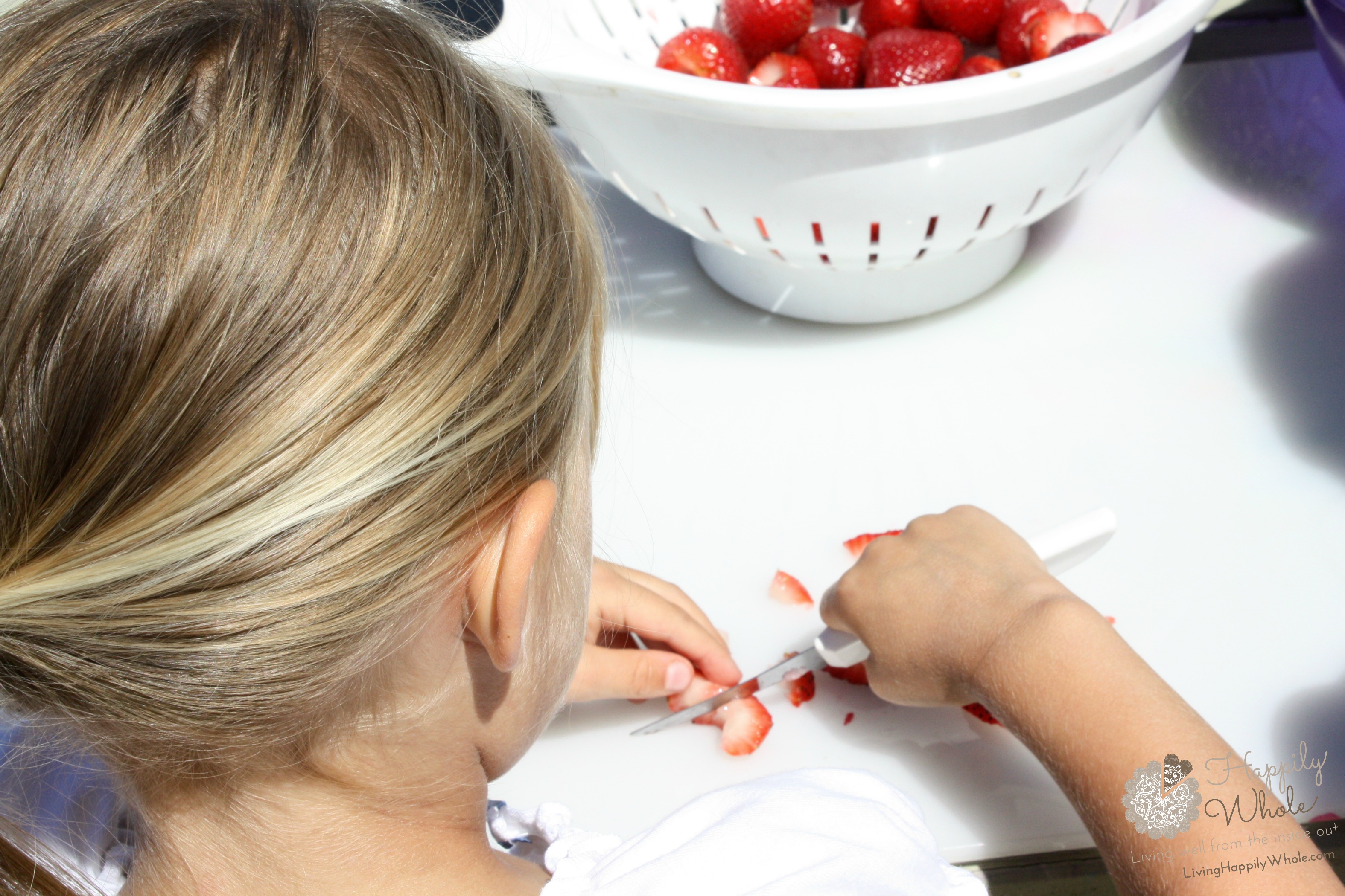 Kids can help with food preparation 