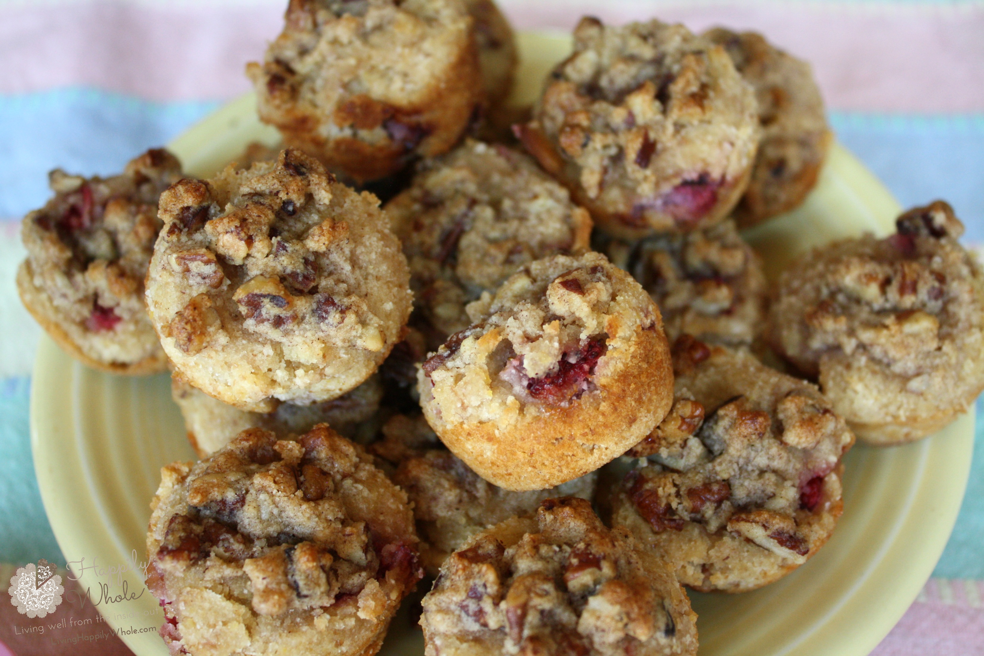 Grain Free, coconut, almond Strawberry Muffins