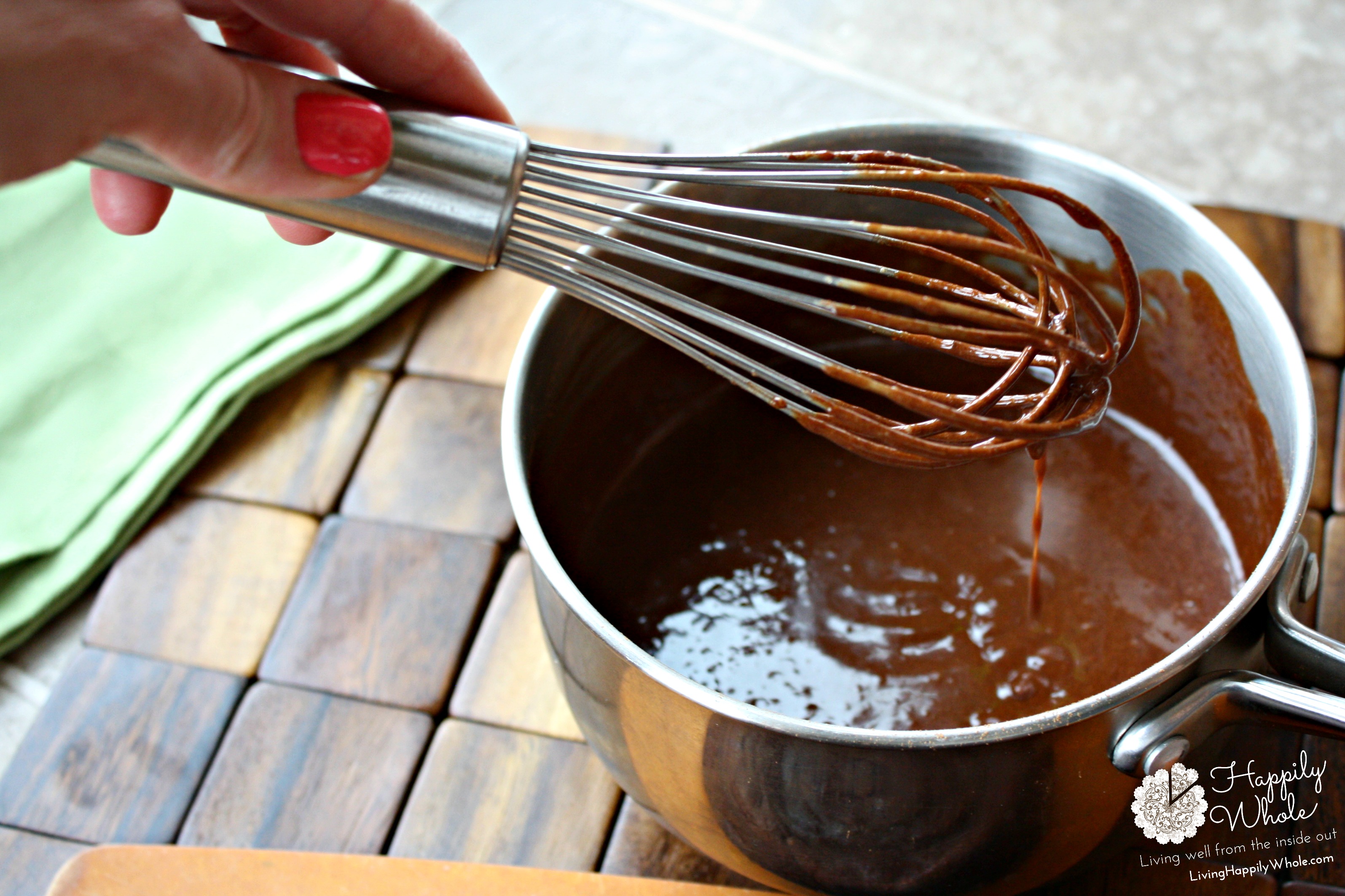 Sweet potato, avocado brownie frosting