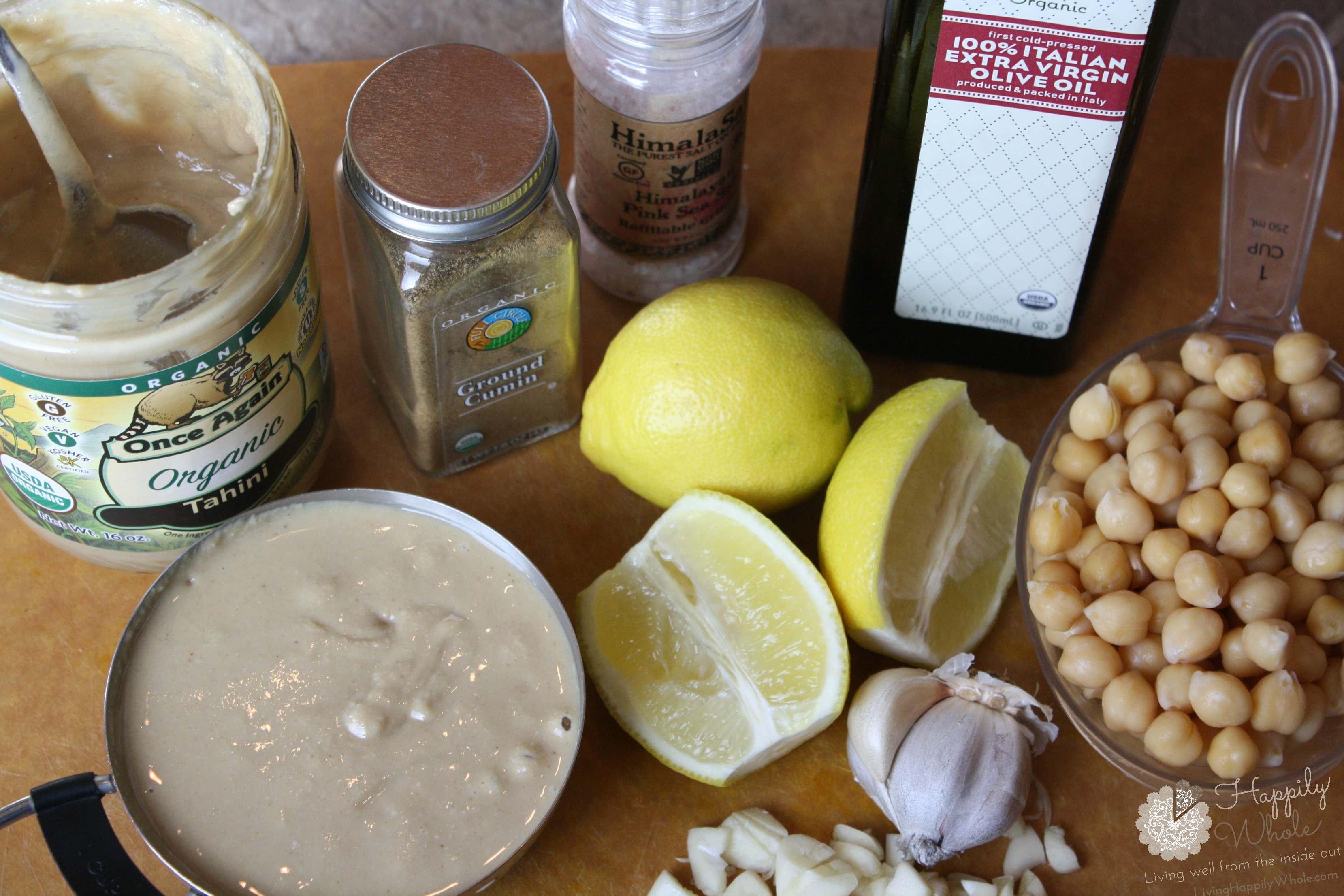 Chickpea Hummus Ingredients