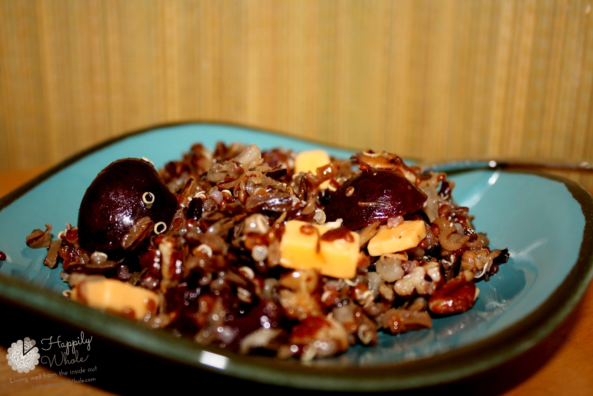 Wild Rice, Quinoa Cherry Salad