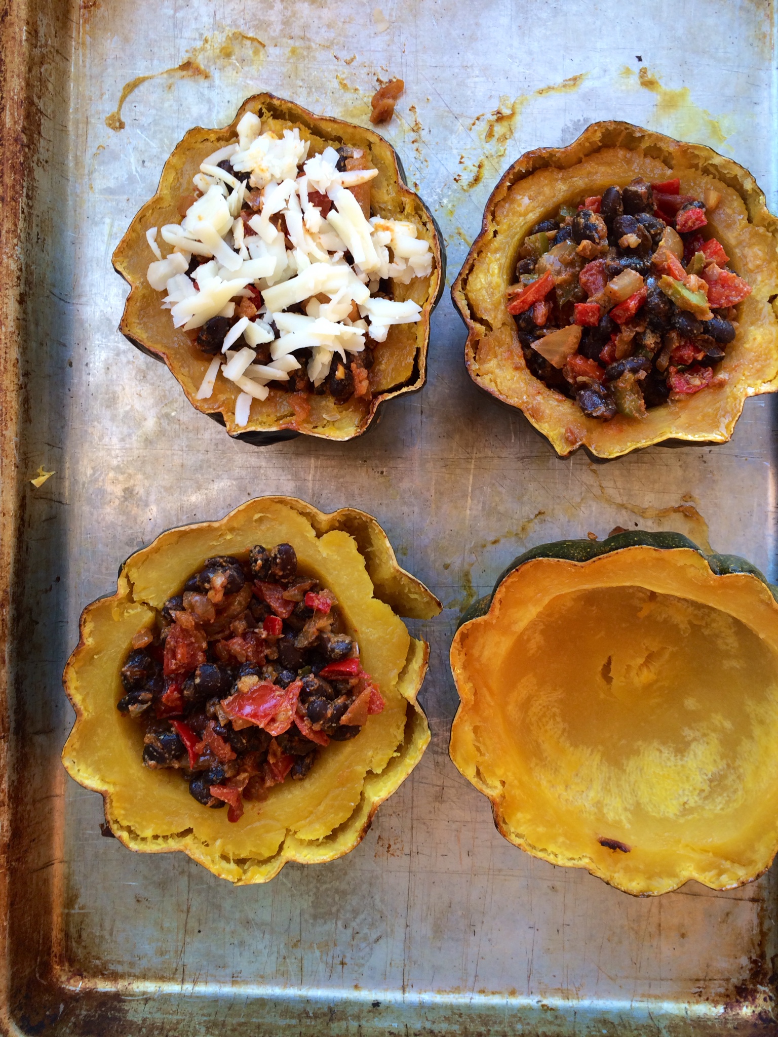 Vegetarian Stuffed Acorn Squash