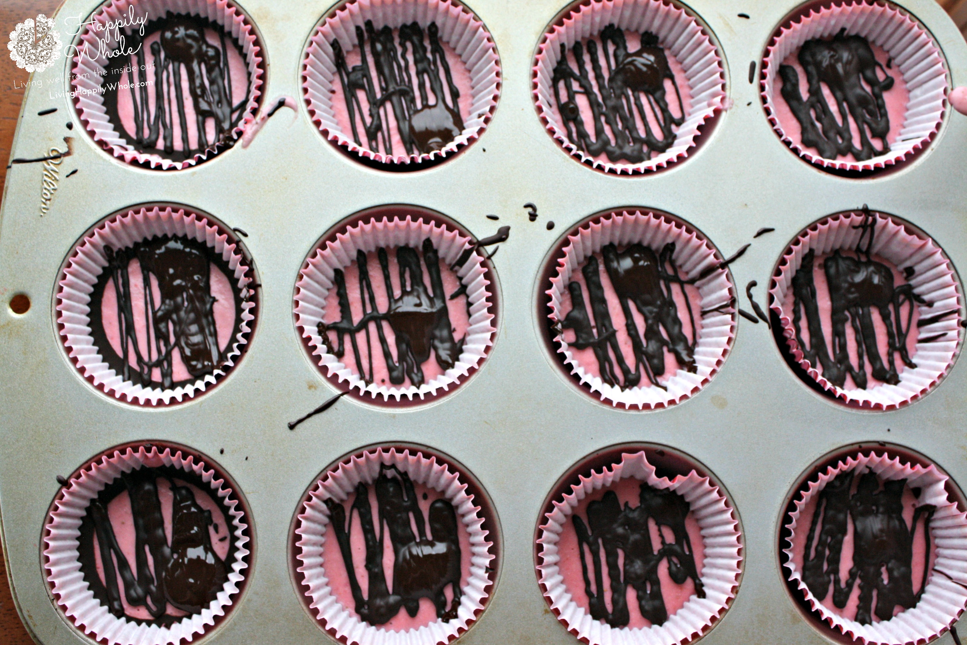 Strawberry Cheesecake Dark Chocolates in the tins