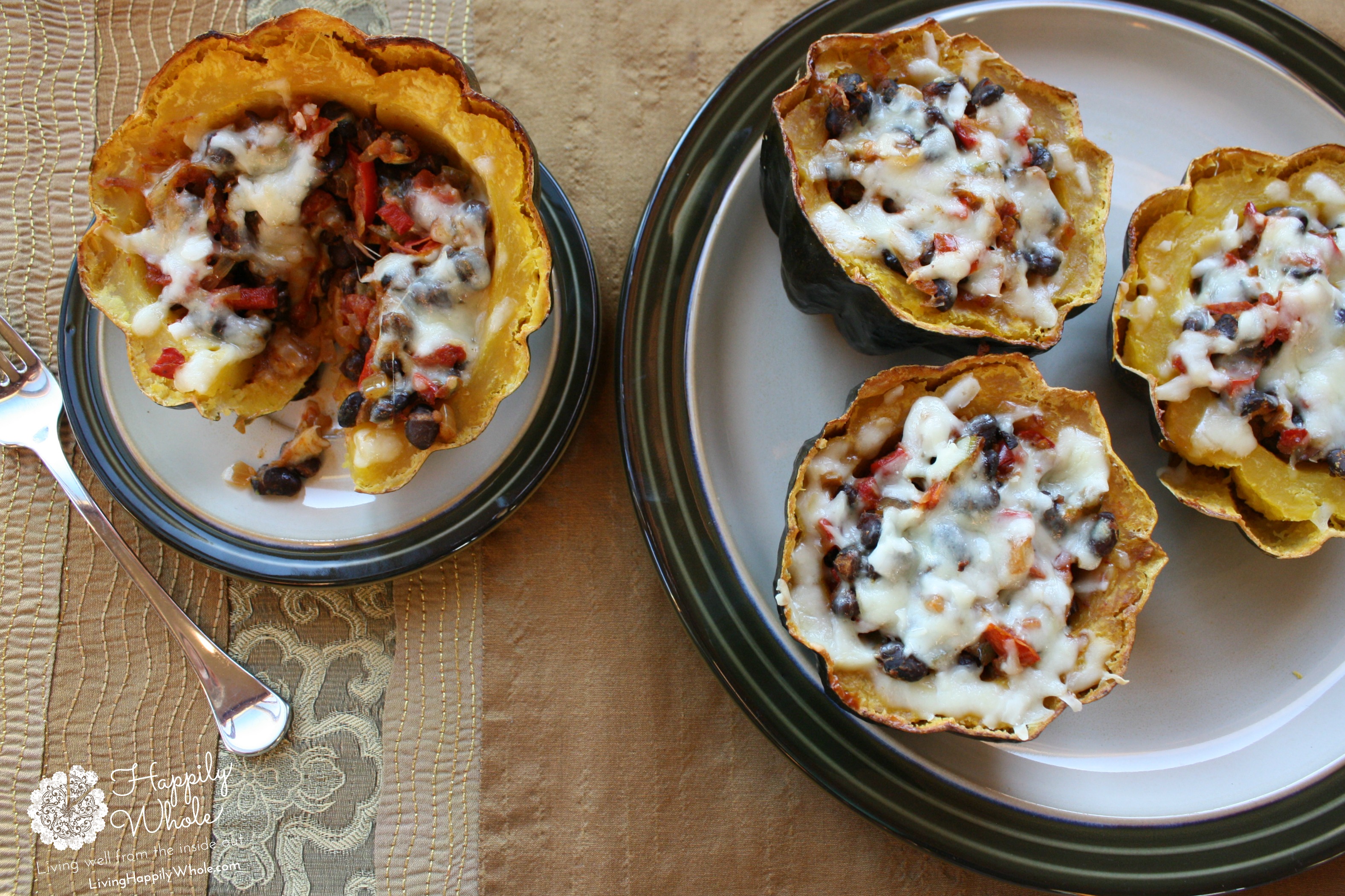 Vegetarian Stuffed Acorn Squash