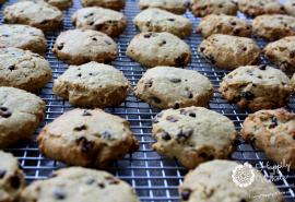 Breakfast cookies, gluten free, chickpea flour, oats