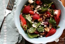 Strawberry Beet Salad with Homemade Balsamic 