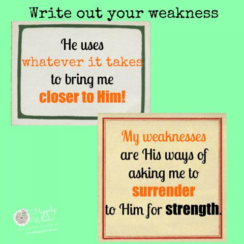 I am strong when I am weak