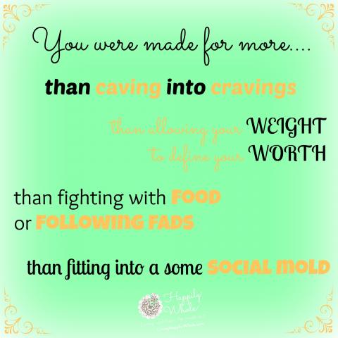 You were made for more...