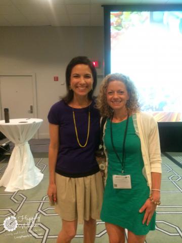 Lisa Leake and I in Miami at Blogher Food