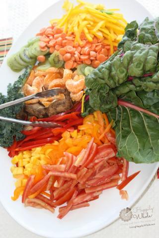fruit and veggie platter