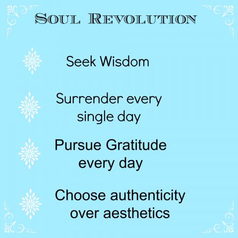 Seek a soul revolution instead of a New Year's Resolution this year!