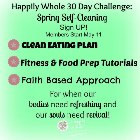 spring clean eating challenge