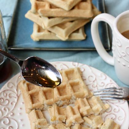 Gluten Free Waffles, almond and coconut flour