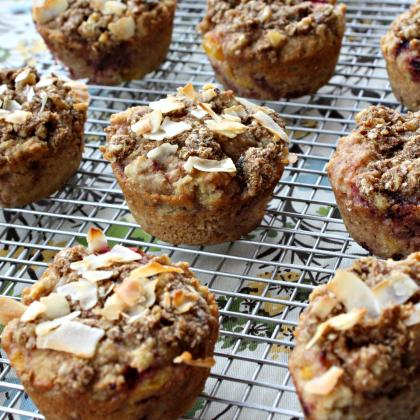 Grain Free Strawberry Mango Muffins