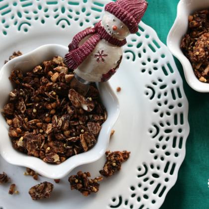 Chocolate Coconut Christmas Gift Granola