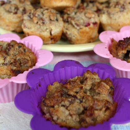 Grain Free, coconut, almond Strawberry Muffins