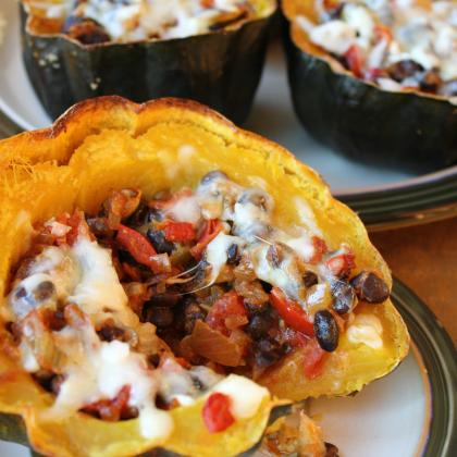 Vegetarian Stuffed Acorn Squash