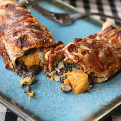 Sweet Potato & Black Bean Enchiladas