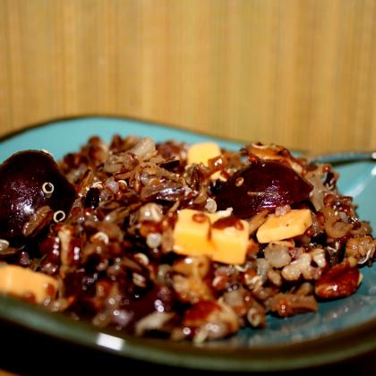 Wild Rice, Quinoa Cherry Salad