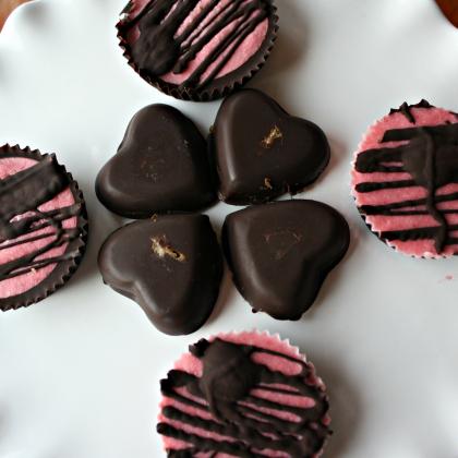 Strawberry Cheesecake Dark Chocolates