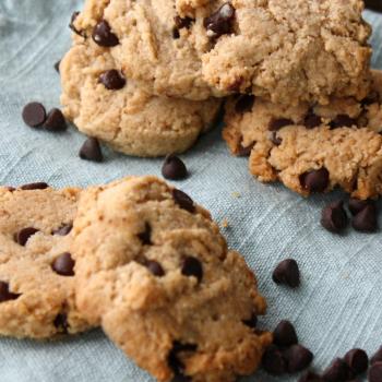 Almond Flour Chocolate Chip Cookies