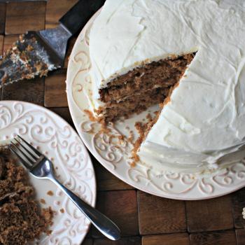 Makeover Carrot Cake with Cream Cheese Frosting