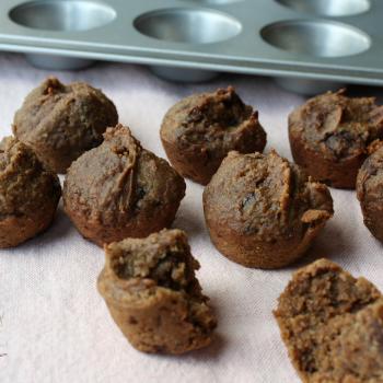 Chocolate, Chick Pea Mini Cookie-Cupcakes