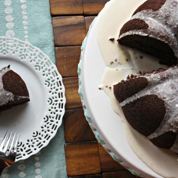 Chocolate Pumpkin Bundt Cake for Thanksgiving