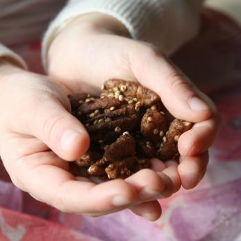 Roasted Pecans with Quinoa