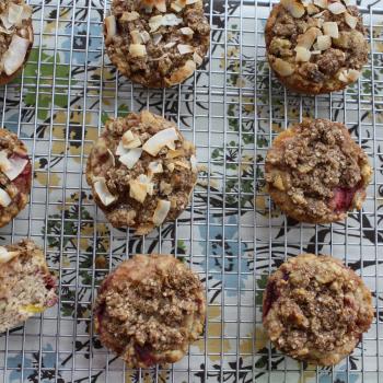 Grain Free Strawberry Mango Muffins