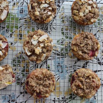 Grain Free Strawberry Mango Muffins