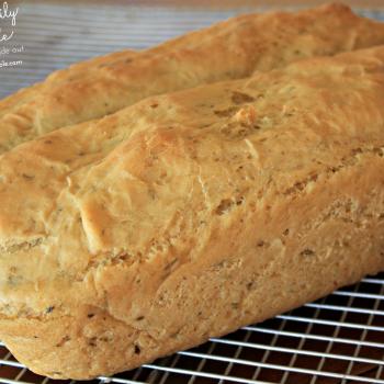 Homemade herb bread with Einkorn flour