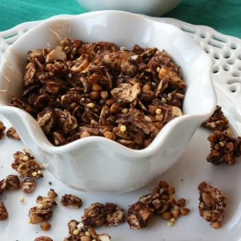 Chocolate Coconut Christmas Gift Granola