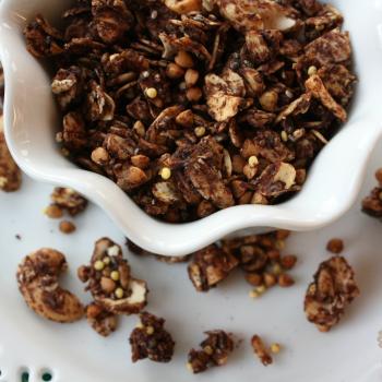 Chocolate Coconut Christmas Gift Granola