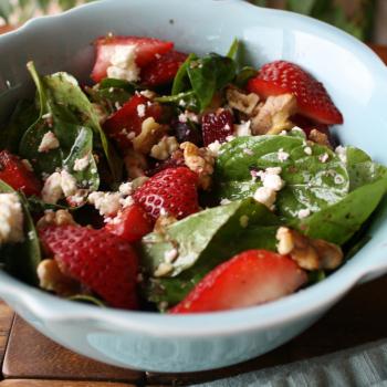 Strawberry Beet Salad with Homemade Balsamic 